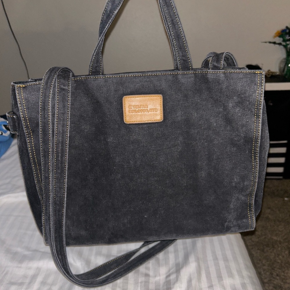 Telfar bag: denim